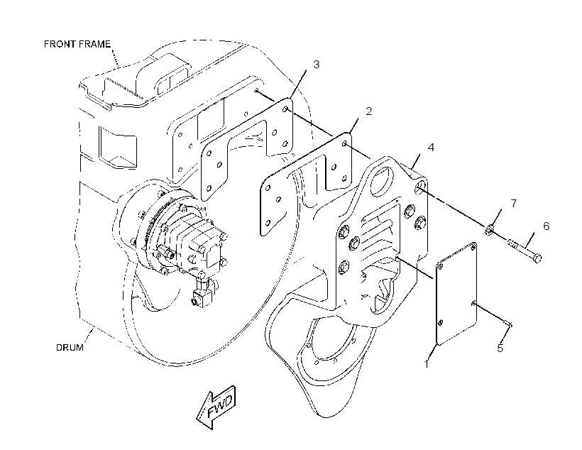 SUPPORT GP-MOTOR 2638065 CAT