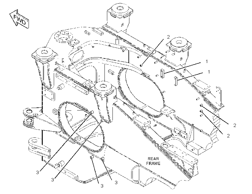 HARDWARE GP-REAR FRAME 3082718 CAT