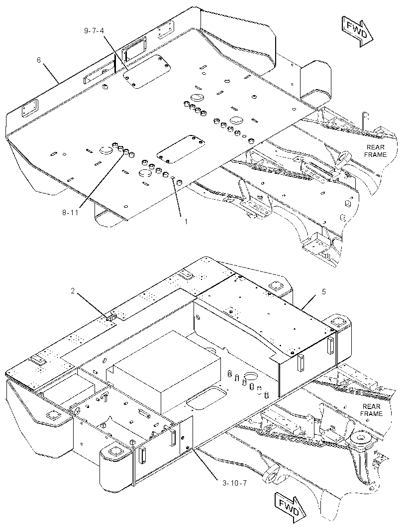 BUMPER GP-REAR 3082720 CAT