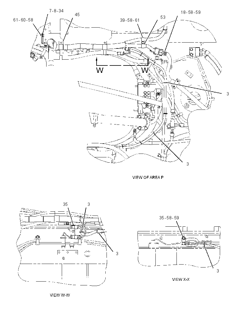 Проводка шасси 3067902 CAT