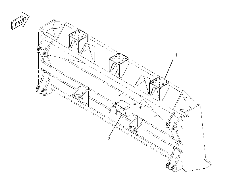 MOUNTING GP-MAST 2454131 CAT