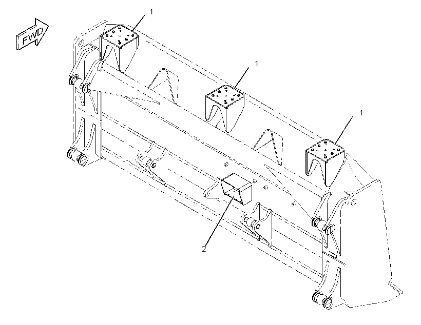 MOUNTING GP-MAST 2454123 CAT