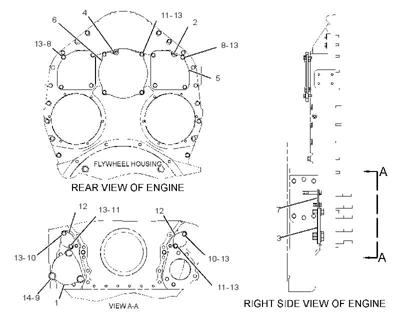 COVER GP-REAR HOUSING 2999331 CAT