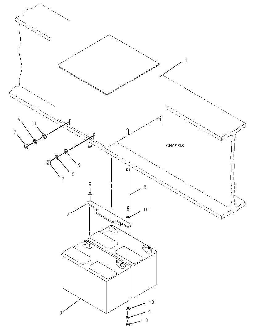 BATTERY & MOUNTING GP 1343124 CAT