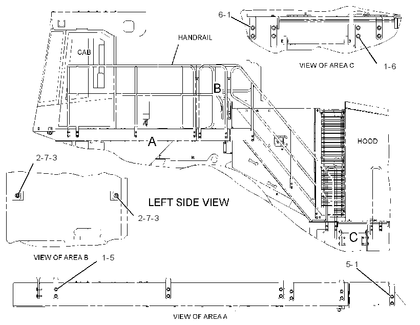 HARDWARE GP-HANDRAIL MOUNTING 3006342 CAT