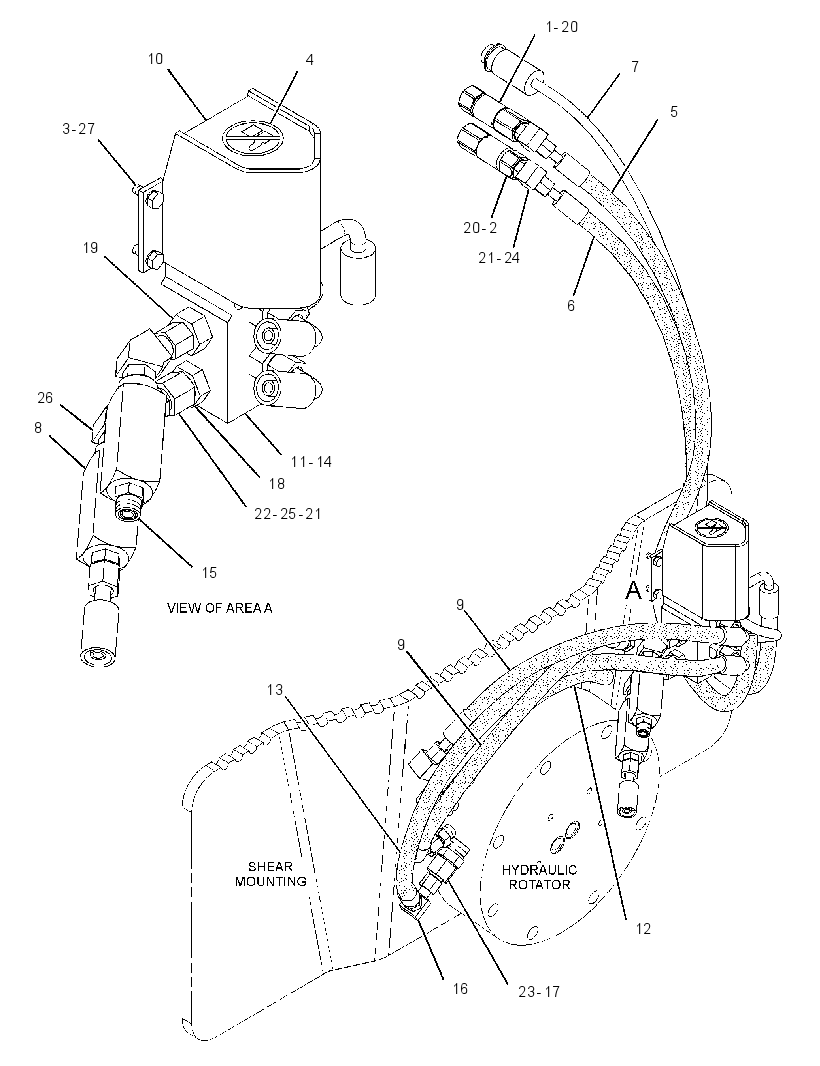 Трубопроводы соединительные 1715565 CAT