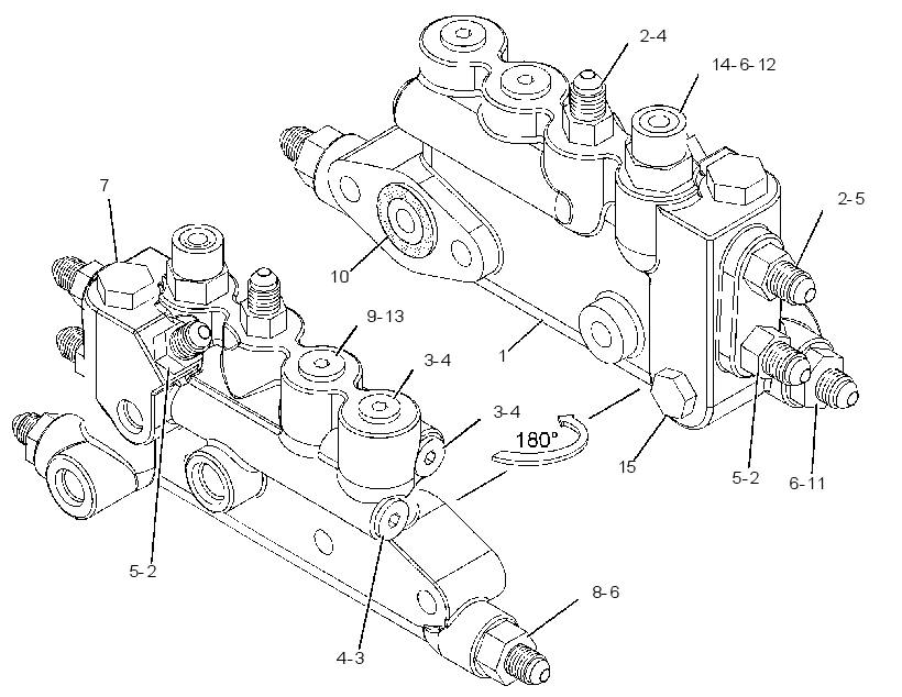 MANIFOLD GP-EXHAUST COMBUSTION 3005465 CAT