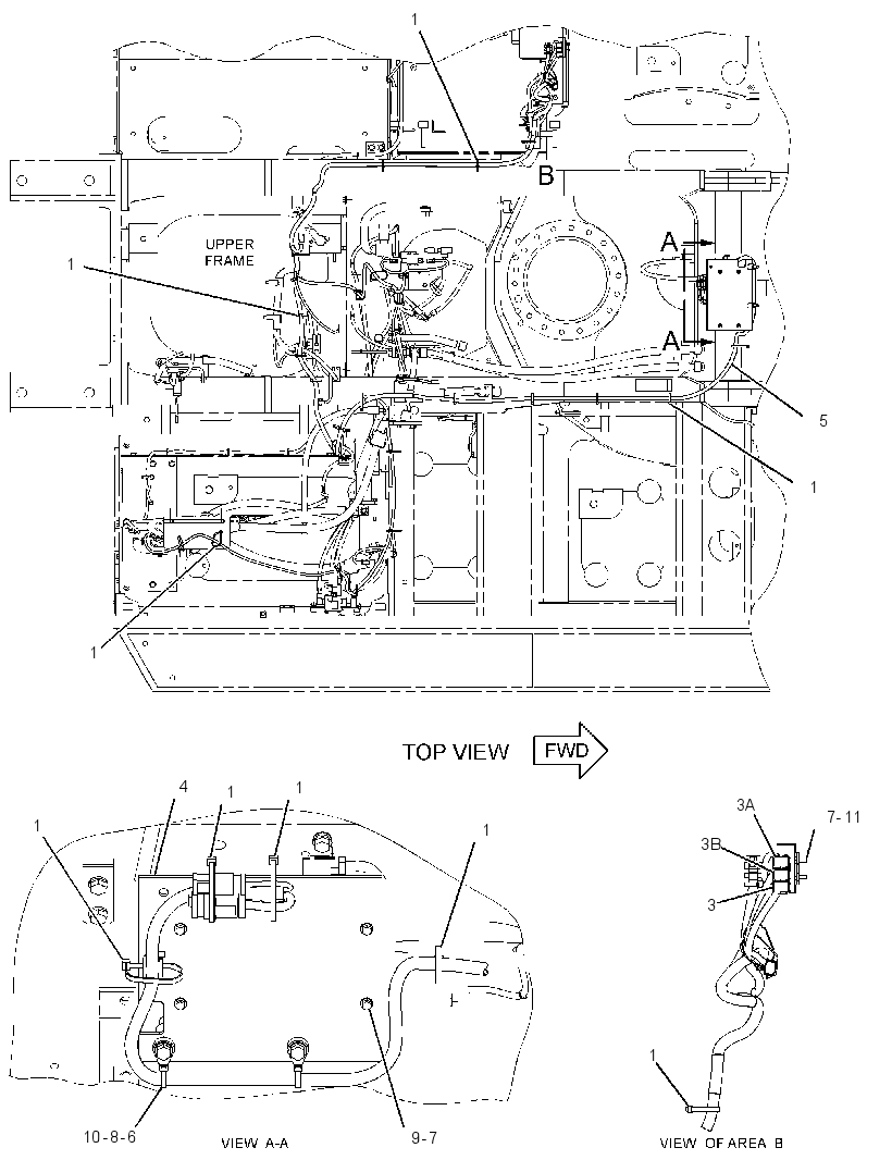 WIRING GP-LOG LOADER 2768452 CAT
