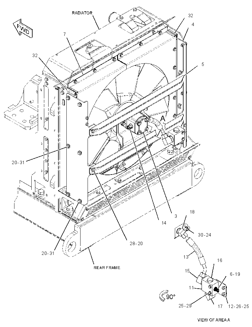 FAN & MOTOR GP 2467097 CAT