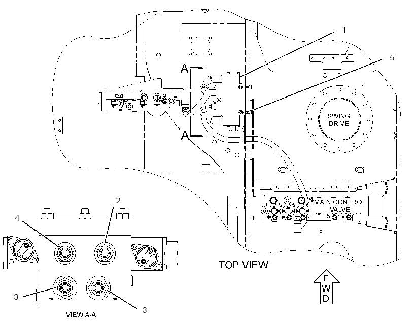VALVE & MTG GP-IMPLEMENT CONT 3072788 CAT