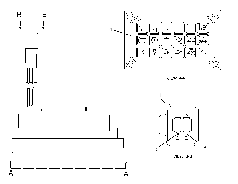 MODULE GP-MONITOR KEYPAD 2971407 CAT