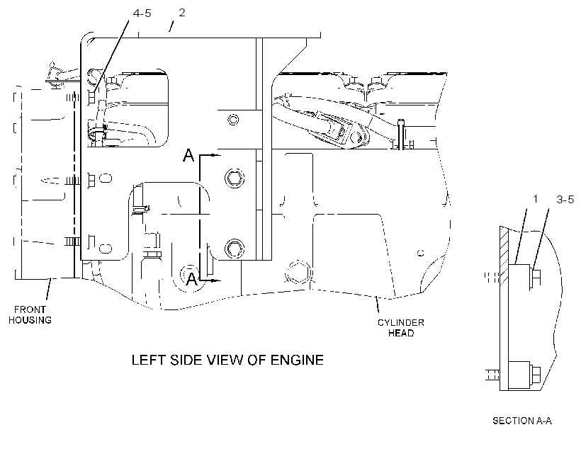 MOUNTING GP-MUFFLER 2757668 CAT