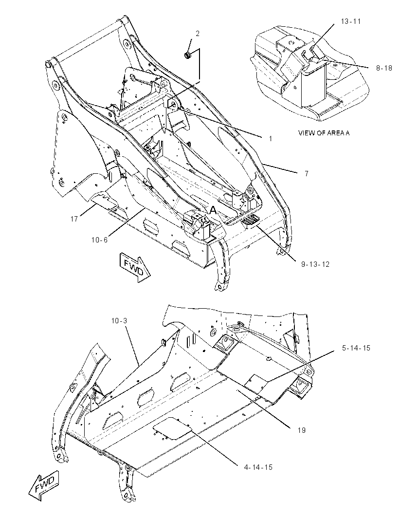 FRAME & MTG GP-MACHINE 2583675 CAT