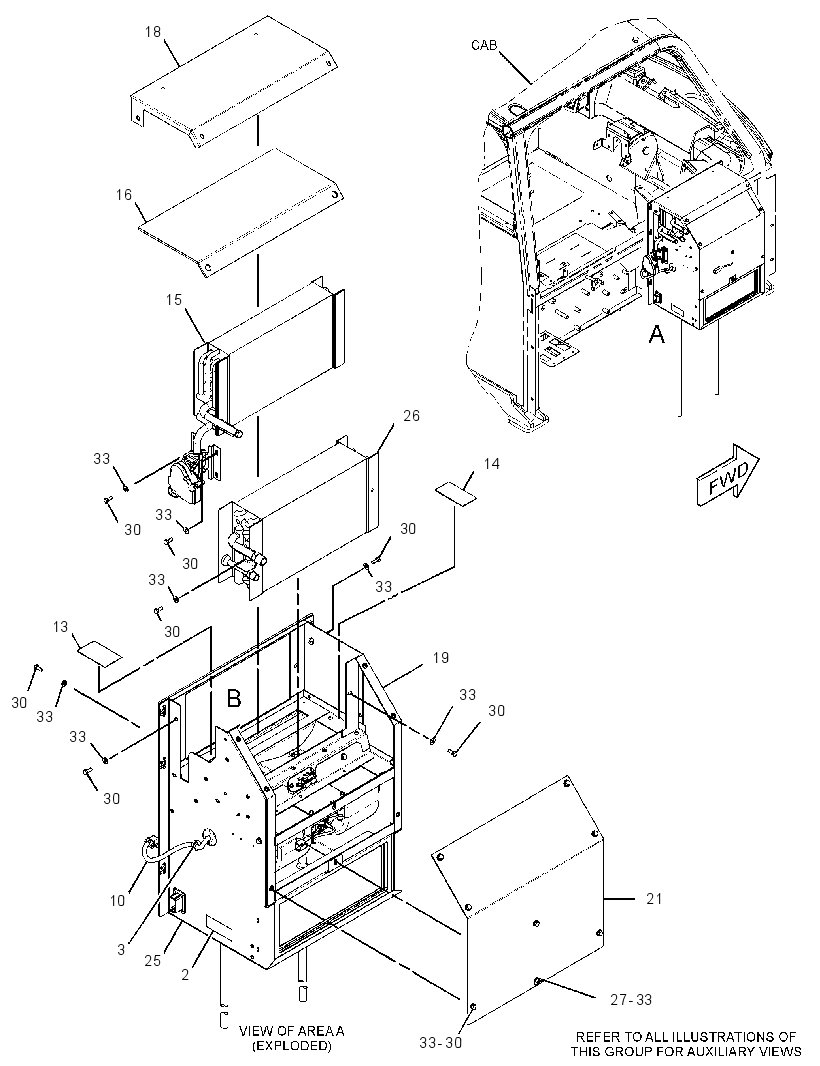HEATER & AIR CONDITIONER GP 3089434 CAT