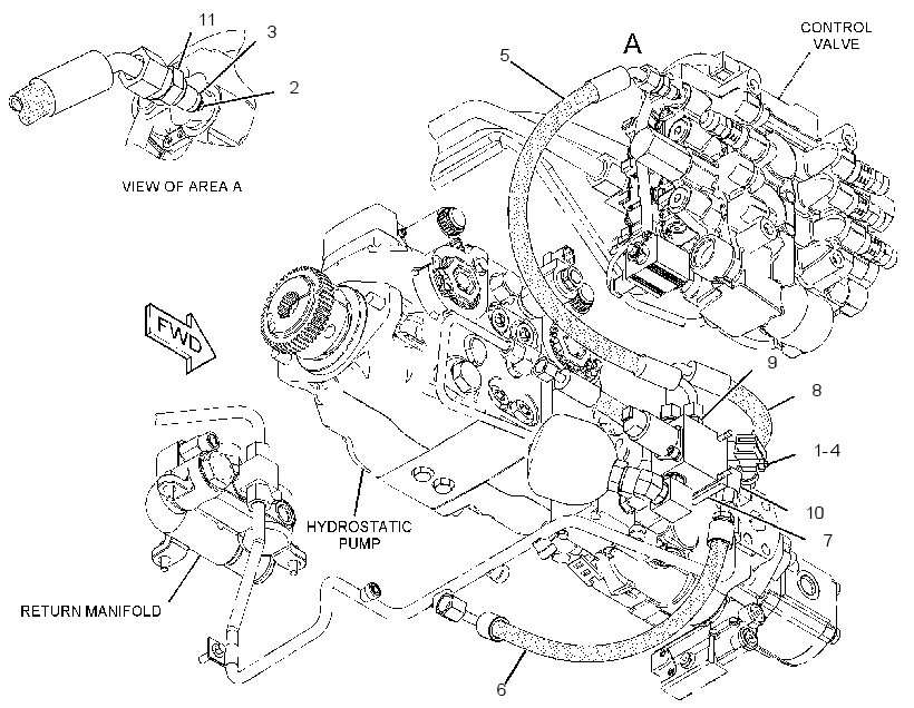 MANIFOLD & LINES GP-ACCUM 2583394 CAT