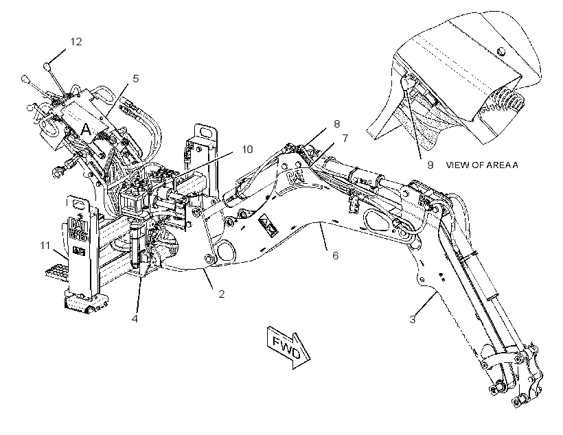 BACKHOE AR 3049903 CAT