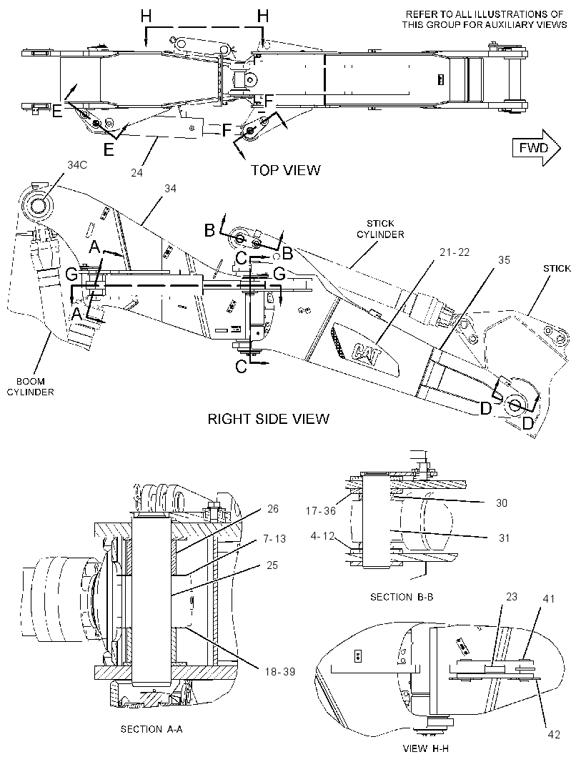 BOOM GP-OFFSET 2650636 CAT