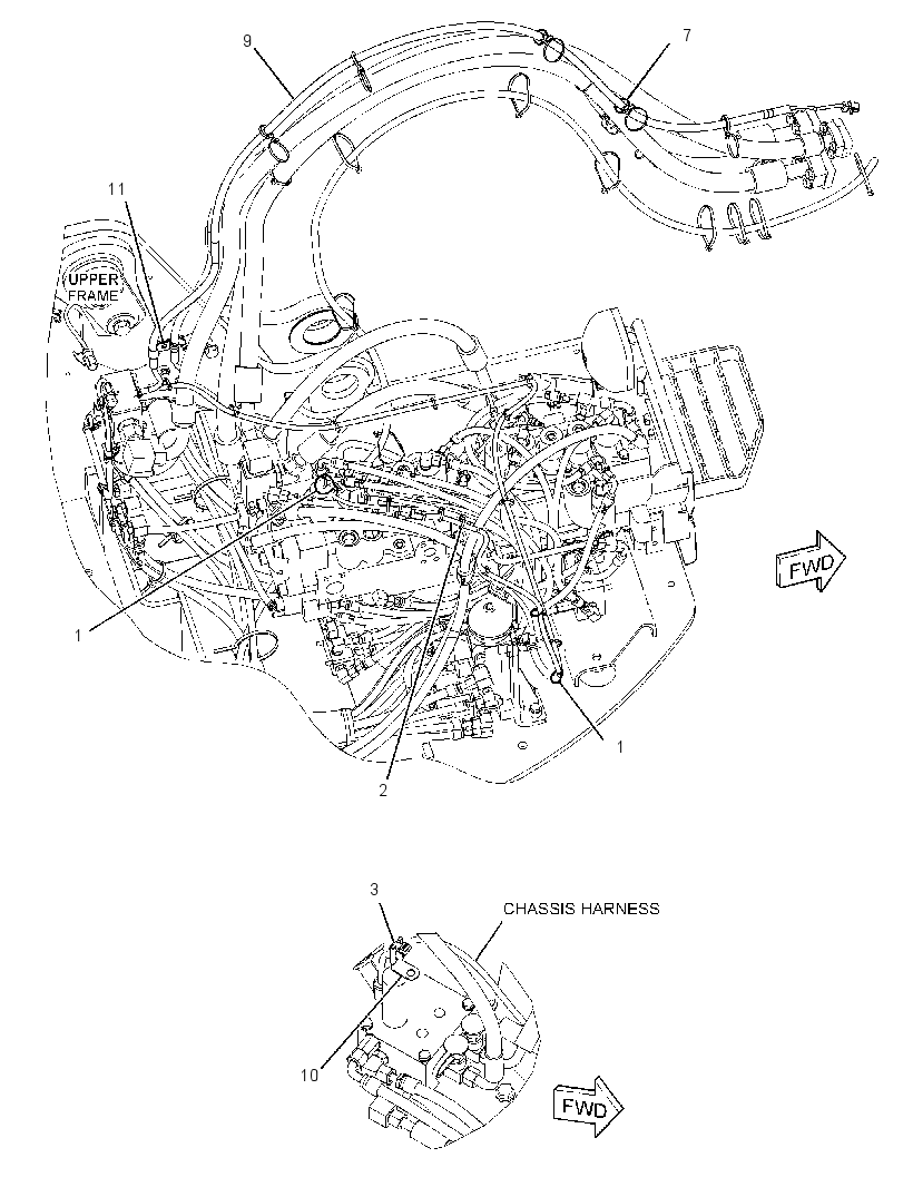 WIRING GP-COMBINED FLOW 2757021 CAT