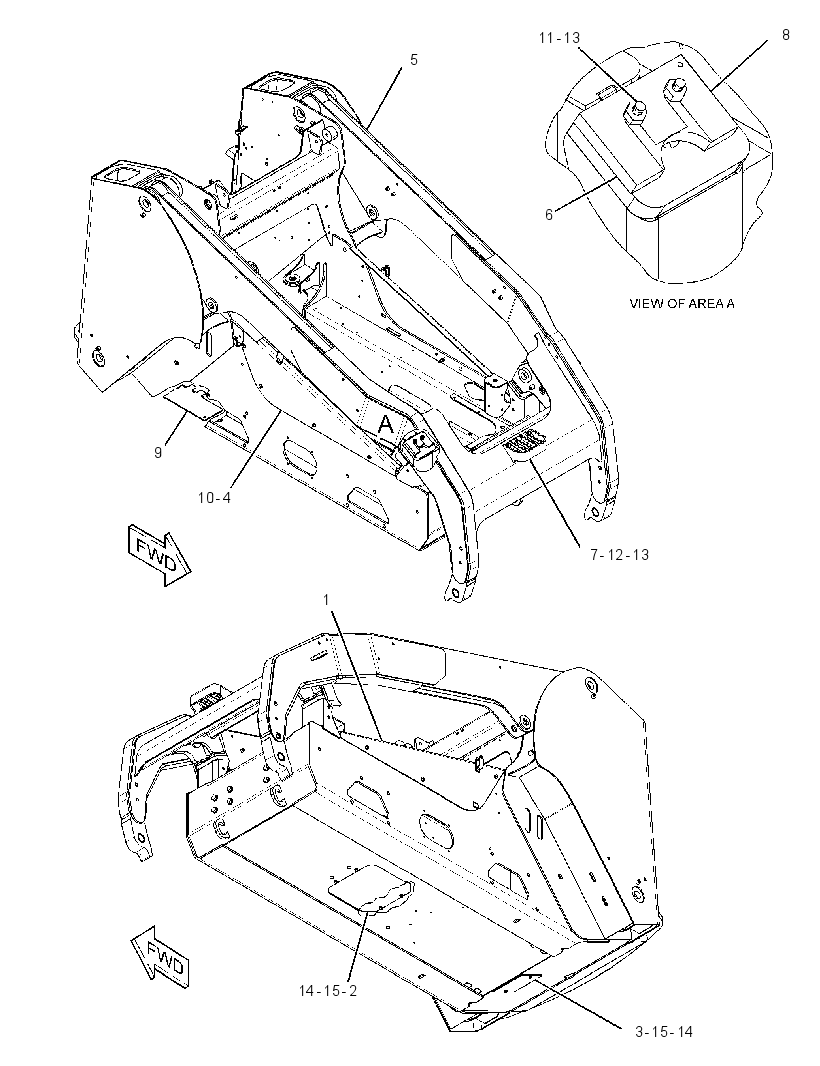 FRAME & MTG GP-MACHINE 2583575 CAT