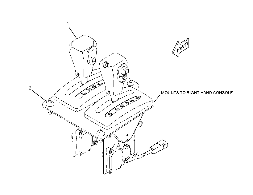 CONTROL GP-XMSN & HOIST 2402220 CAT