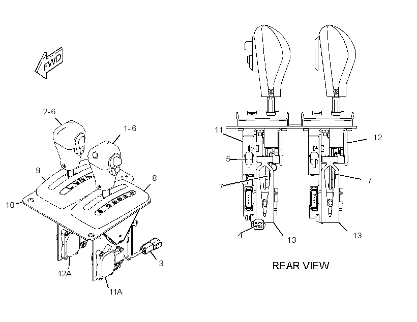 CONTROL GP-XMSN & HOIST 2455894 CAT