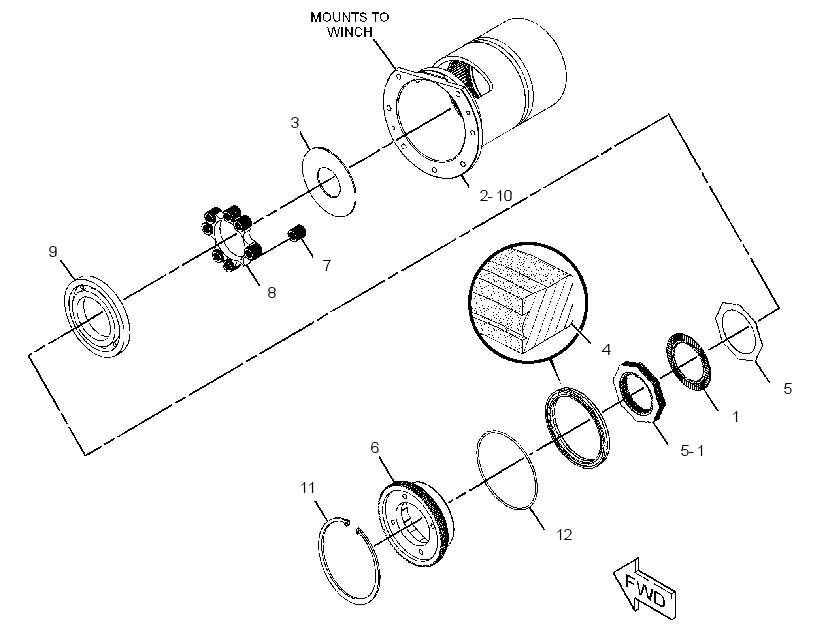 BRAKE GP-WINCH 3095075 CAT
