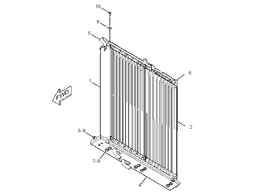 COOLER & CONDENSER GP 2603054 CAT