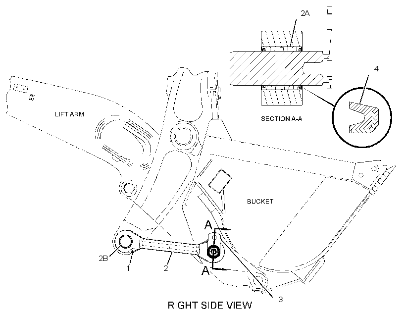 CONVERSION AR-BUCKET LINK 2824885 CAT