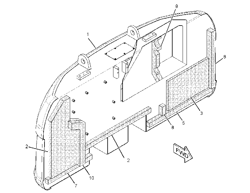 Противовес 3034545 CAT