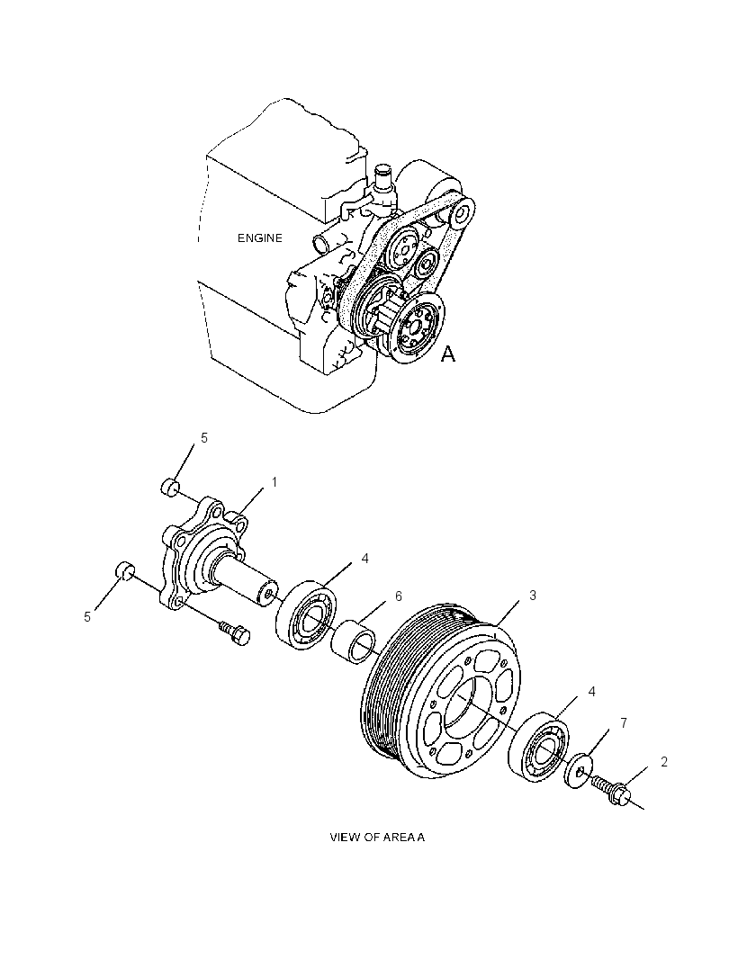 PULLEY GP-FAN 3054775 CAT