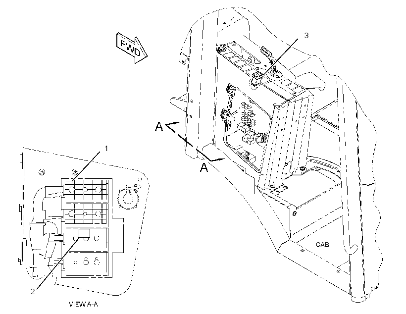 SWITCH GP-RIDE CONTROL 2605521 CAT