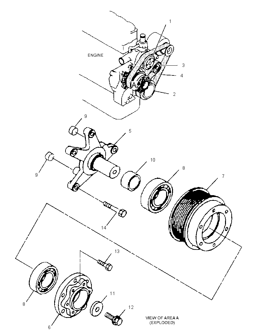 PULLEY GP-ENGINE 2964667 CAT