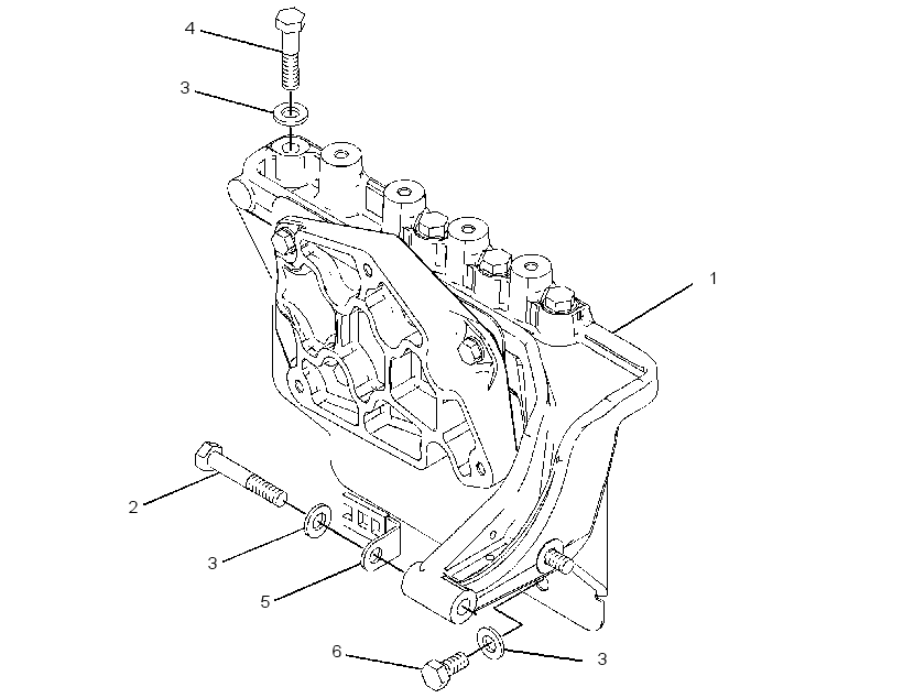 Кронштейн опорный 3008556 CAT