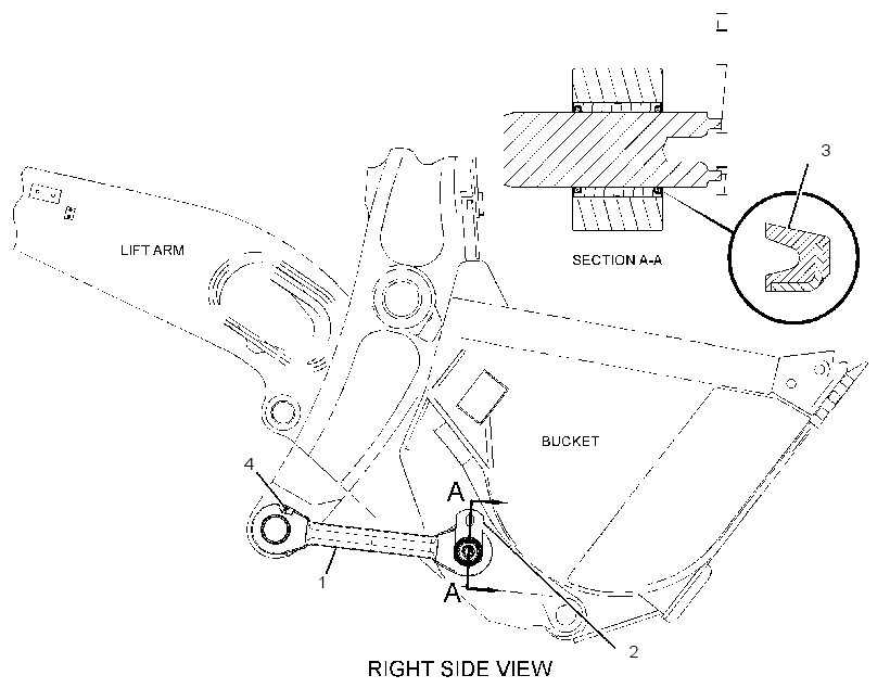 CONVERSION AR-BUCKET LINK 2824880 CAT