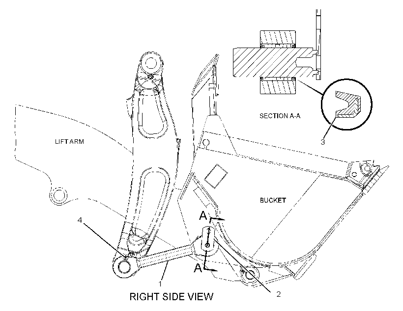 CONVERSION AR-BUCKET LINK 2824881 CAT