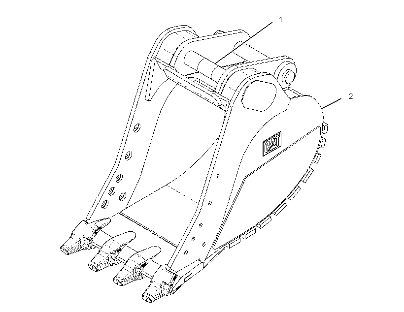 BUCKET AR-HEAVY DUTY ROCK 2937827 CAT