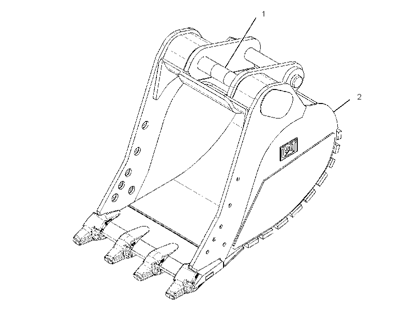 BUCKET AR-HEAVY DUTY ROCK 2937828 CAT