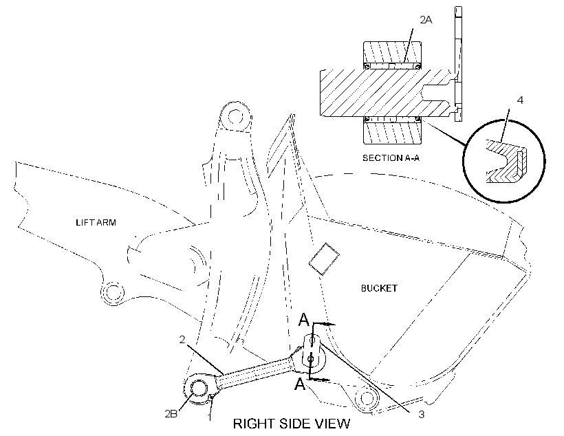CONVERSION AR-BUCKET LINK 2824884 CAT