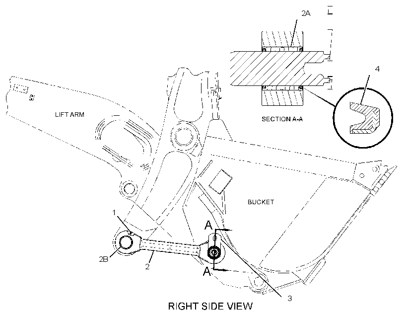 CONVERSION AR-BUCKET LINK 2824882 CAT
