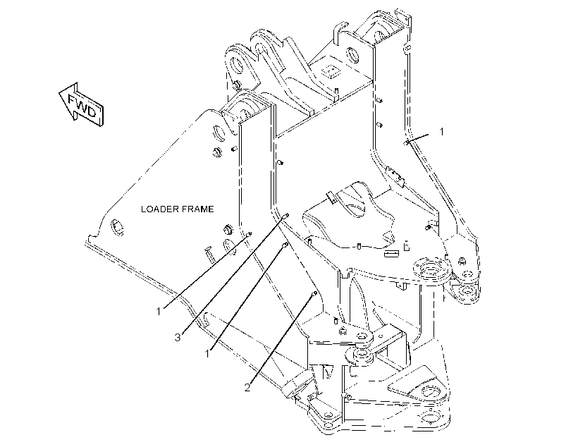 BOSS GP-LOADER FRAME 2818137 CAT