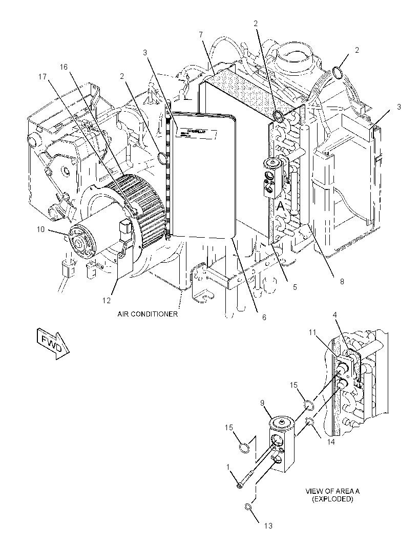 KIT-AIR CONDITIONER 2379930 CAT