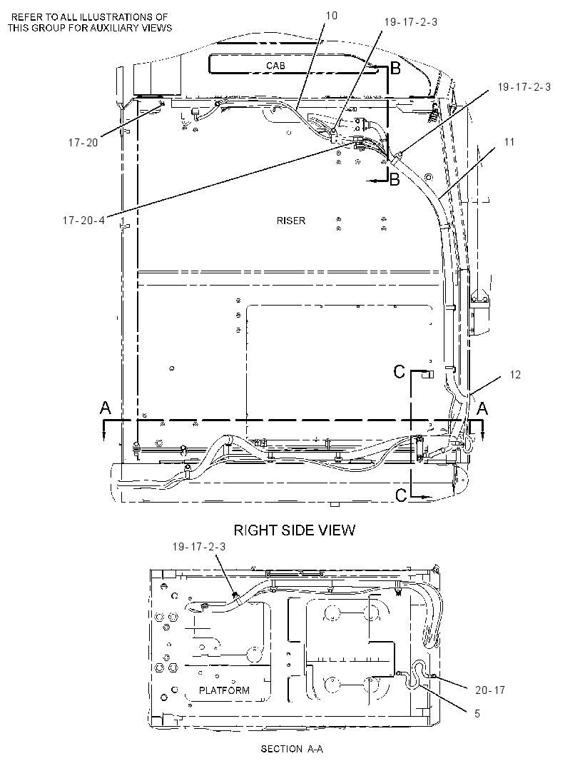 WIRING GP-CAB RISER 2723512 CAT