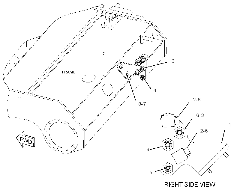 FITTING & MTG GP-HYDRAULIC 2584663 CAT