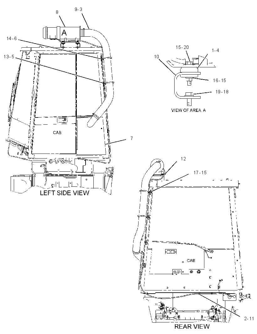 PRECLEANER AR 2Q8721 CAT
