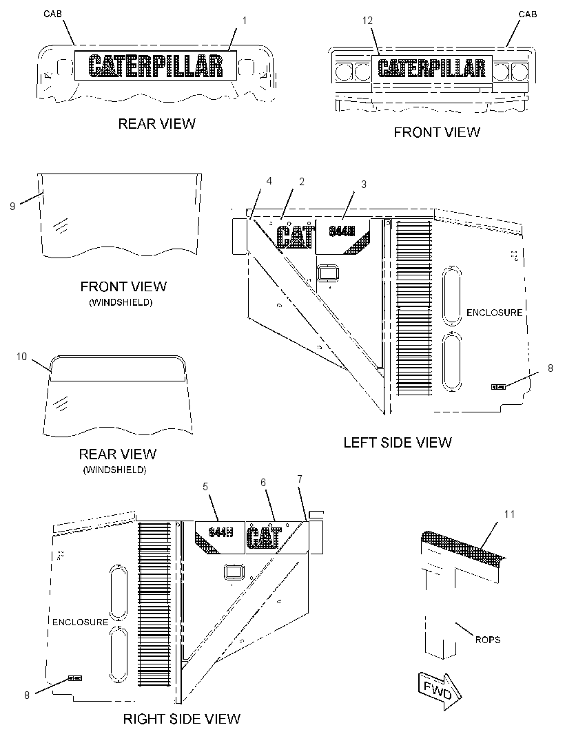 Плёнка 3014659 CAT