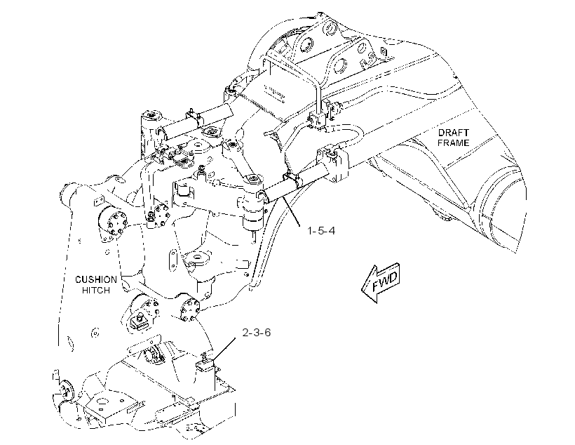 LOCK GP-OSCILLATION & STEERING 8X5849 CAT