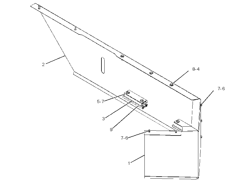 ENCLOSURE GP-HYDRAULIC TANK 2538347 CAT