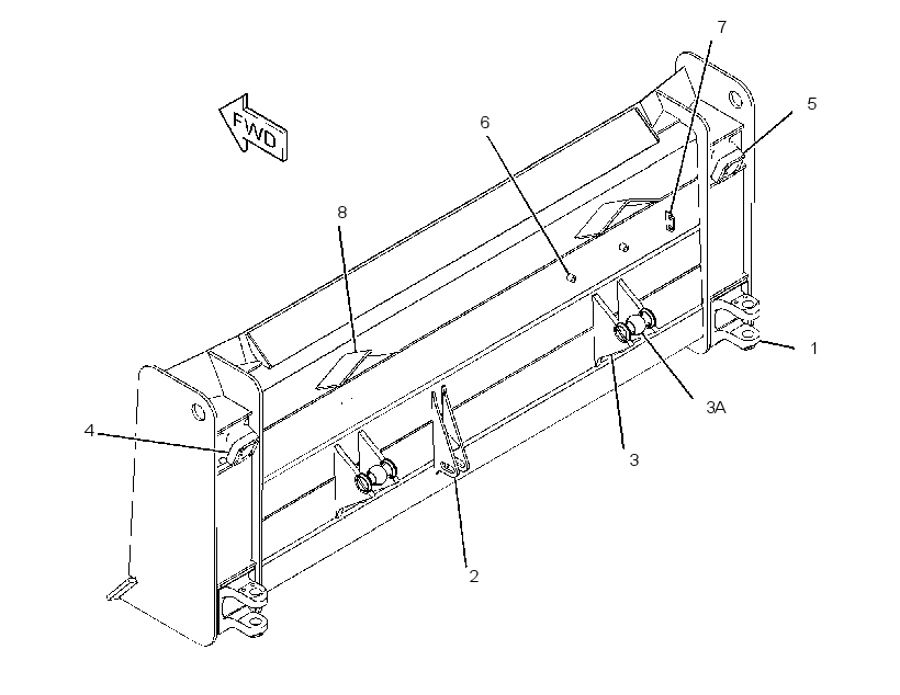 BLADE AS-SEMI-UNIVERSAL 2684156 CAT