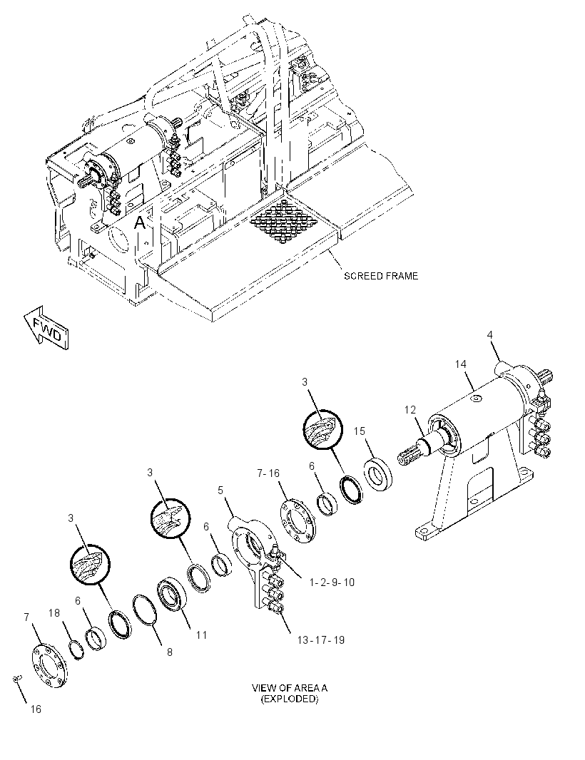 SHAFT GP-VIBRATORY 2969357 CAT