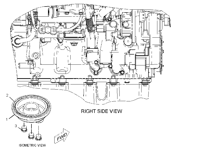 ADAPTER GP-REMOTE OIL FILTER 2462061 CAT